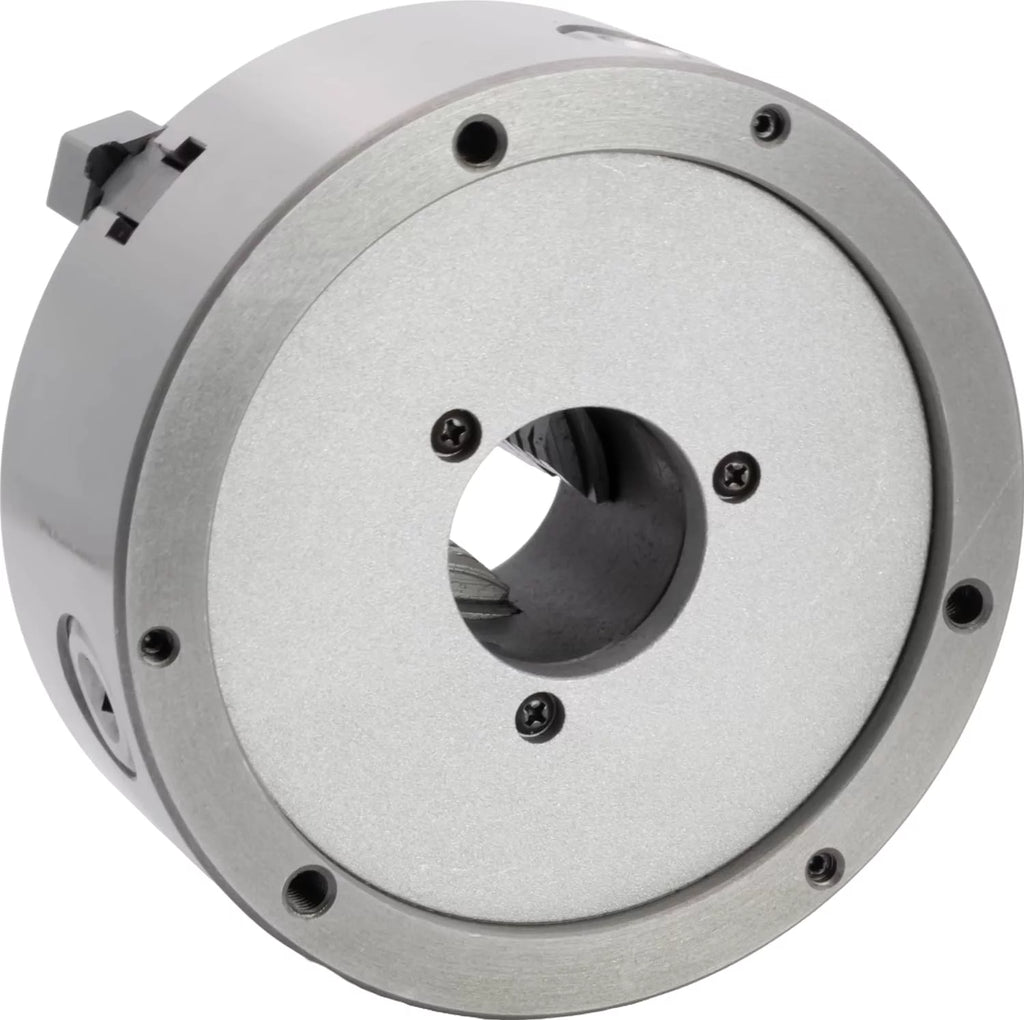 6" 4-Jaw Self-Centering Lathe Chuck, Plain Back, Two-Piece Reversible Jaws V641