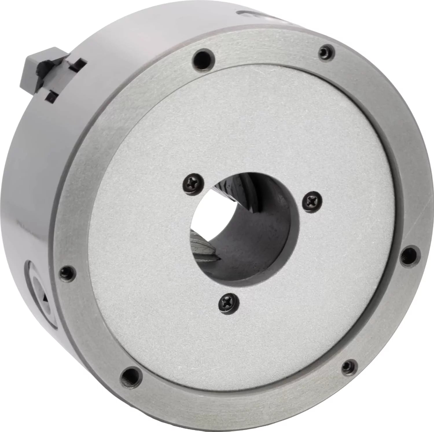 6" 4-Jaw Self-Centering Lathe Chuck, Plain Back, Two-Piece Reversible Jaws V641