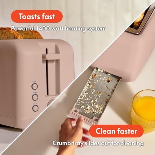 2 Slice Slim Toaster, 900 Watt, Oatmilk B7500