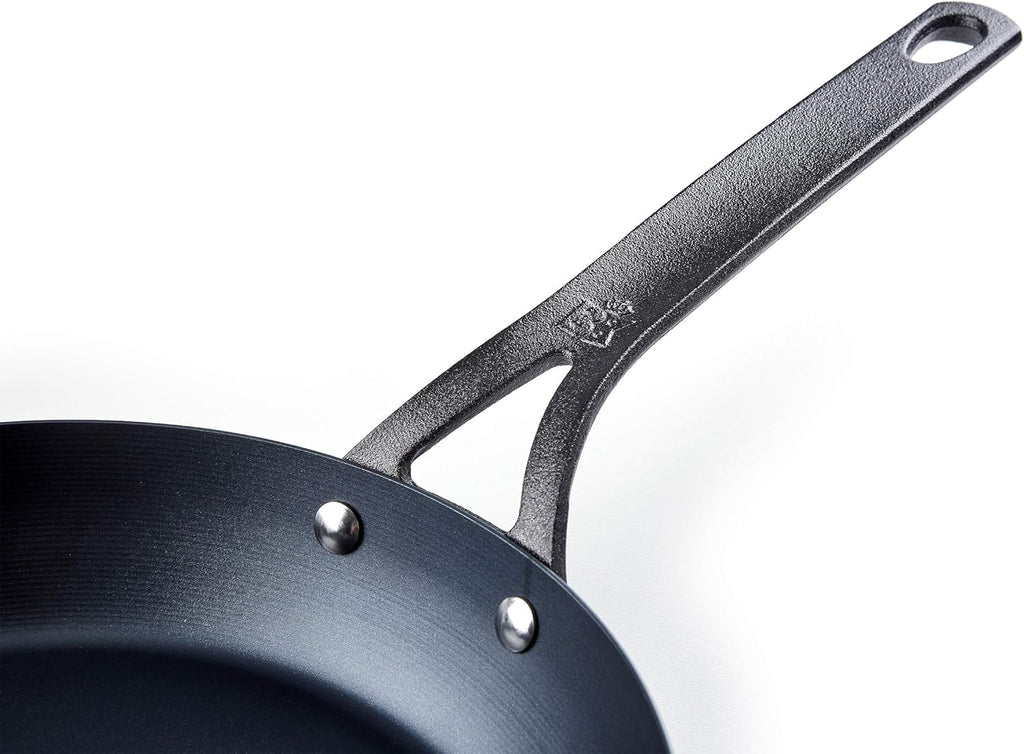 Black Steel Seasoned Carbon Steel Skillet, 12 P1729