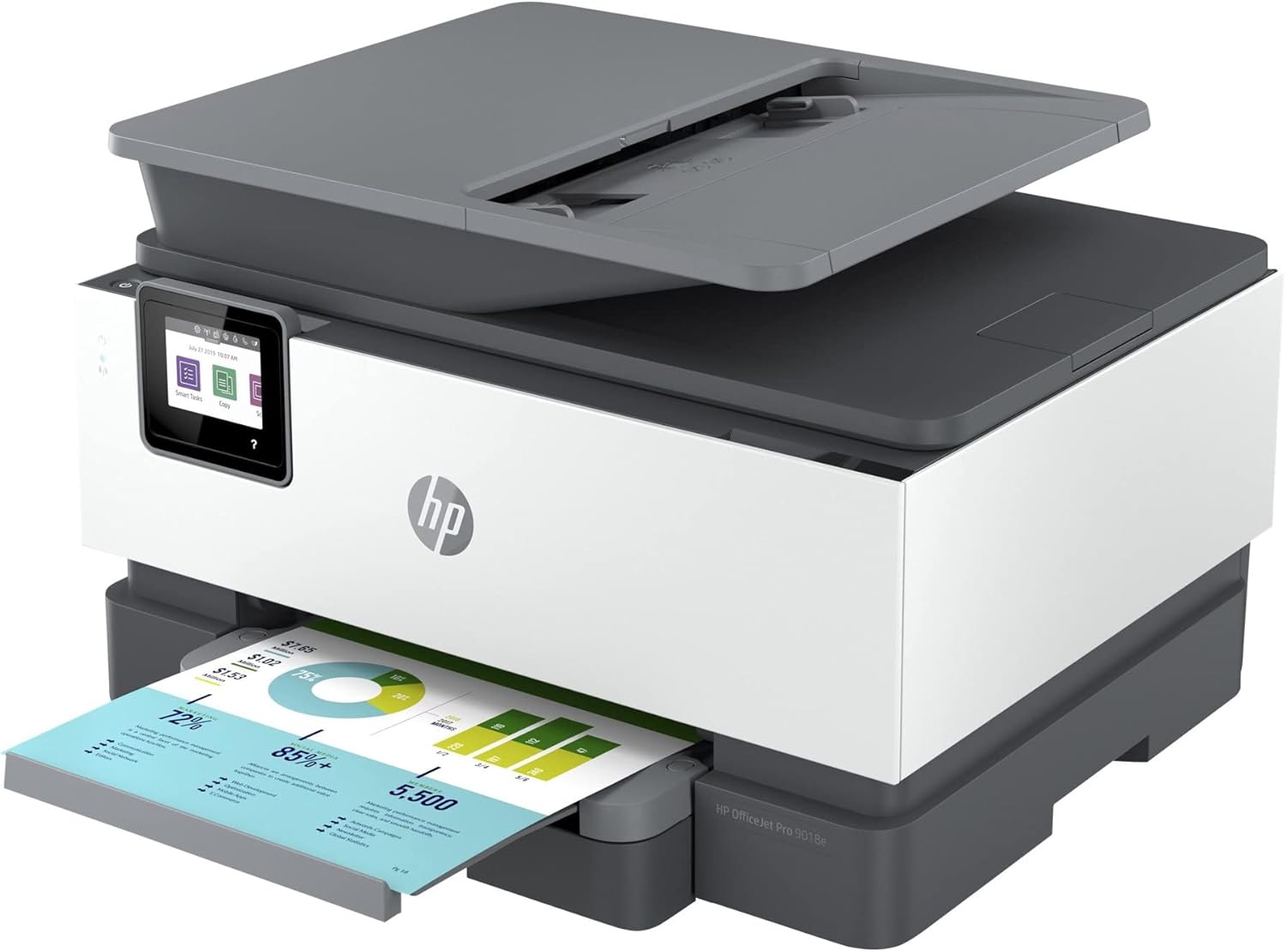 Gray Wireless Color Inkjet Printer B77485