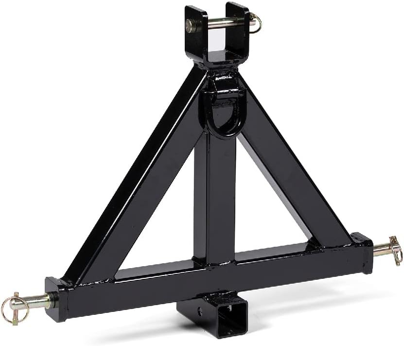 Heavy Duty 3 Point 2 Receiver Trailer Hitch Category 1 Tractor Tow Drawbar R3608