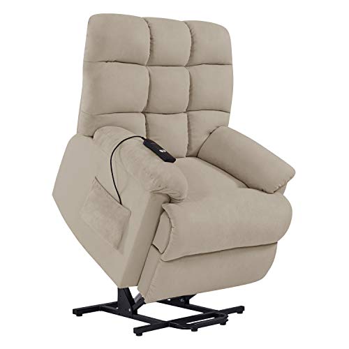 Khaki Lift Recliner B6244