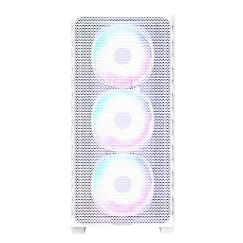 Black E-ATX Mid Tower Case with Tempered Glass Side Panel L721562