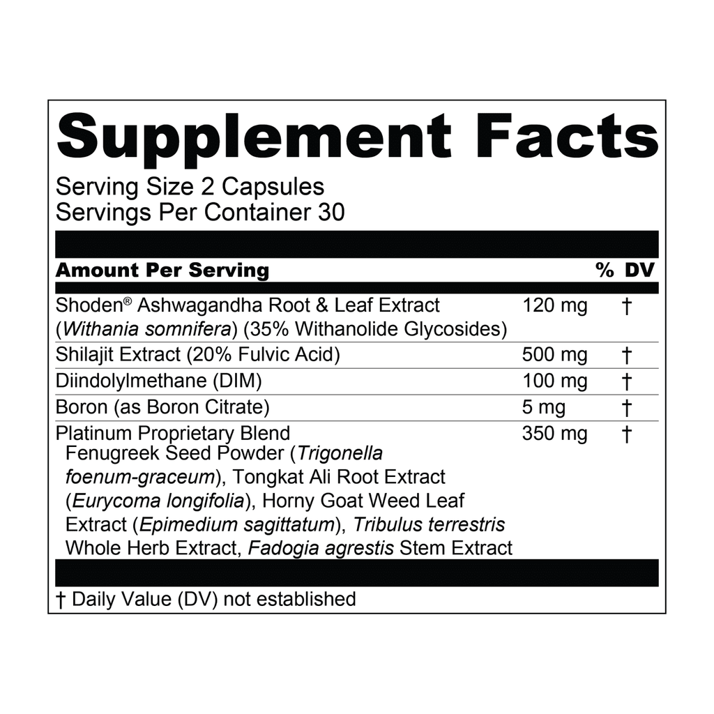 Male Health Supplement 60 Caps T223329