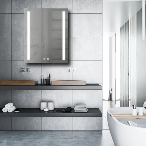 24x30 LED Mirror Medicine Cabinet with Defogger W553