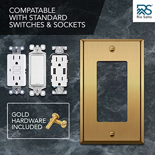 Metal Gold Wall Plate H105562