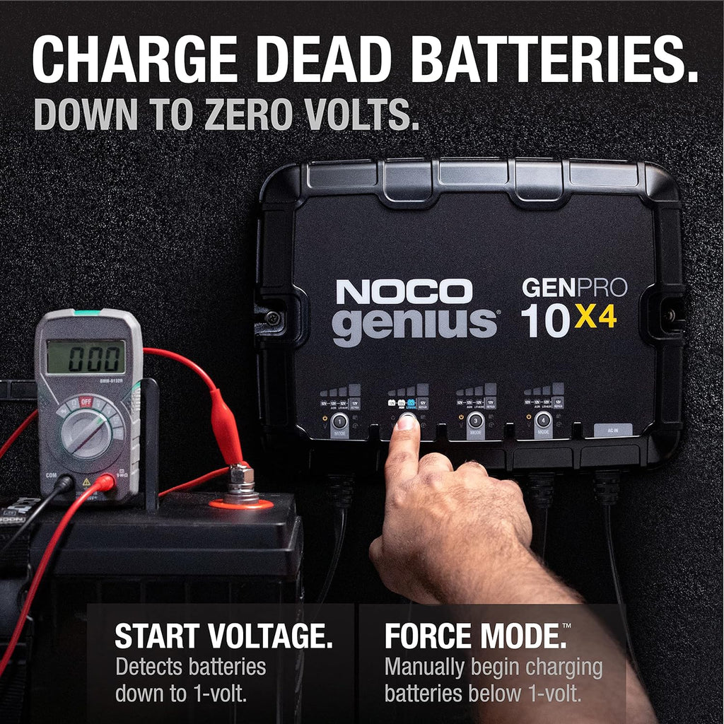 4-Bank 40-Amp Fully-Automatic Smart Marine Charger R84562