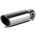 3 Inch Inlet Black Stainless Steel Exhaust Tip with 4" Outlet 12" Length K59737