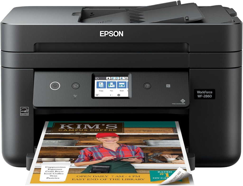 Wireless Color All-in-One Printer with Scanner, Copier, Fax J27343