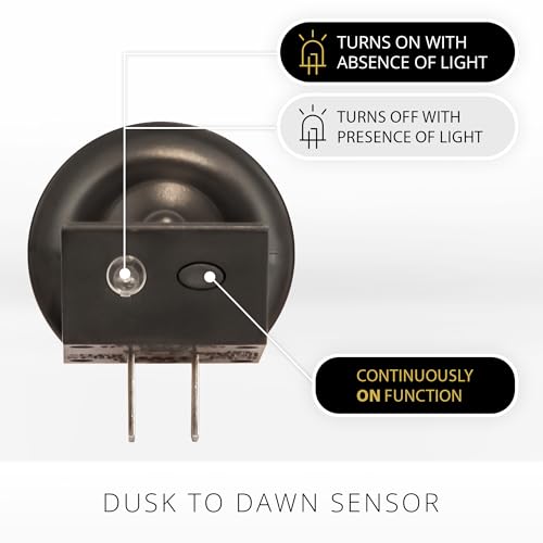 Flameless Candle Nightlight with Dusk to Dawn Sensor E72559