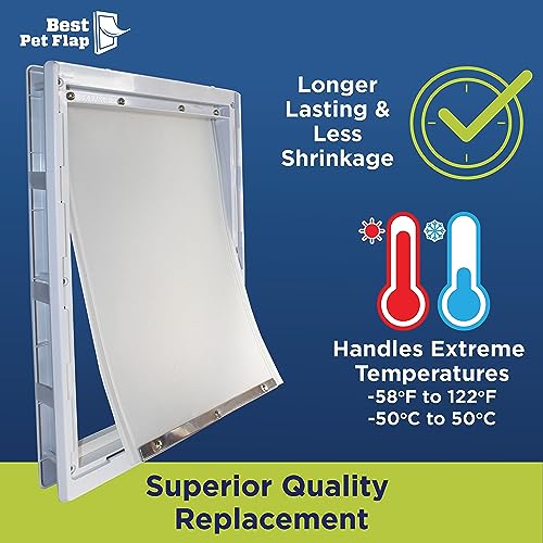 10.5" x 15" Replacement Dog Door Flap Q698358