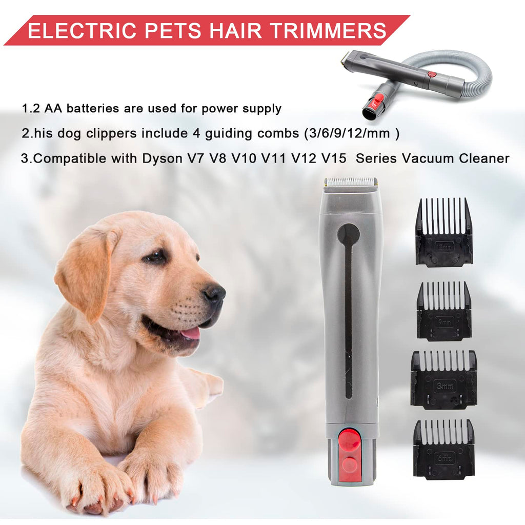 Pet Grooming Clippers Tools Kit for Dyson Vacuum Cleaner O58047
