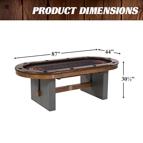 Folding Poker Table with Felt Playing Surface J270