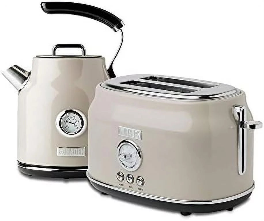 Stainless Steel 2 Slice Toaster & 1.7 Liter Stainless Steel Electric Water Kettle N6622