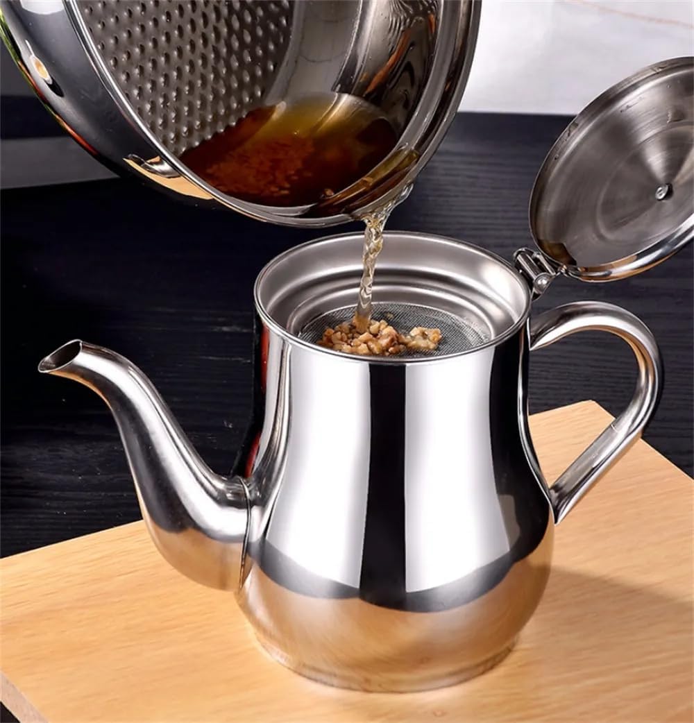 24oz 304 Stainless Steel Oil Filter Cup with Mesh F778295