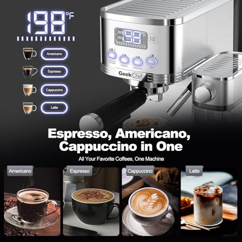 Espresso and Cappuccino Machine with Automatic Milk Frother P695