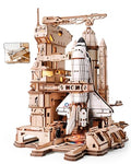 3D Wooden Space Shuttle Puzzle with Lighting Y3544
