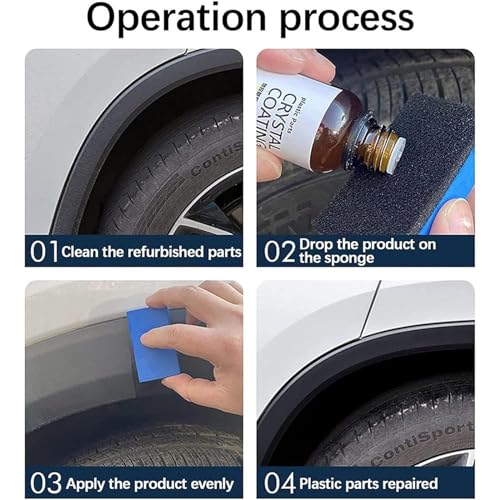 Crystal Coating for Car Plastic Parts C990