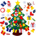 3.2FT Felt Christmas Tree with 30 Detachable Ornaments D935