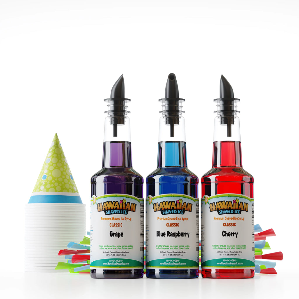 3 Flavor Fun Syrup and Accessories Pack L332