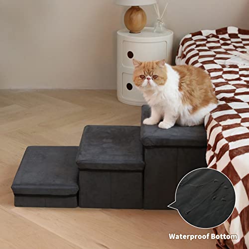 2-Tier Adjustable Pet Steps for Small Medium Dogs V55913