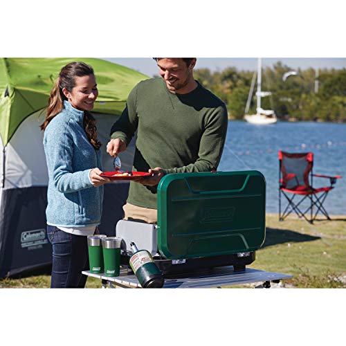 Coleman Classic Rechargeable 400 Lumens LED Lantern, Water-Resistant Lantern with USB Charging Port and Carry Handle D1128