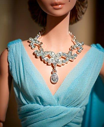 Blue Chiffon Ball Gown Doll Y4226