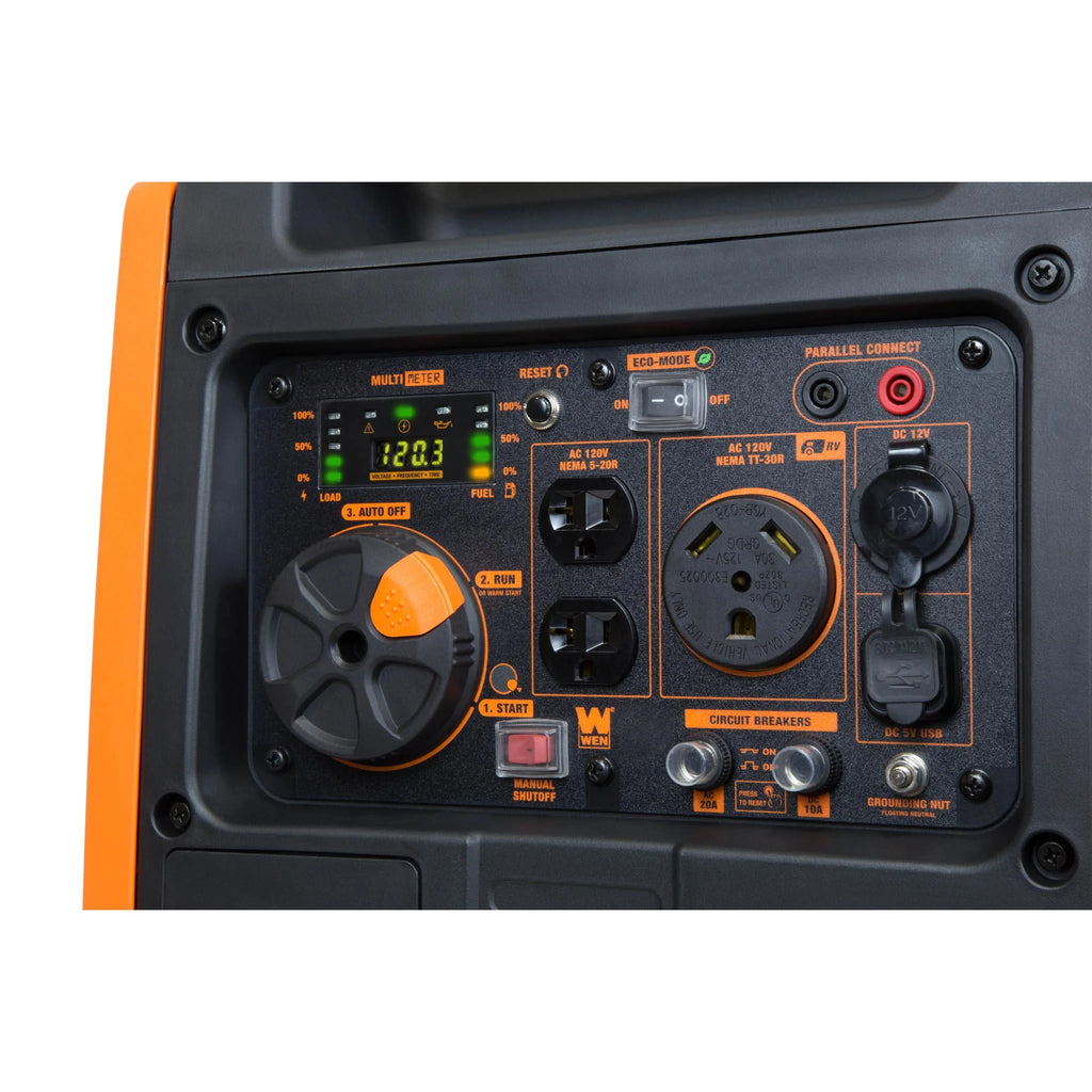 4500-Watt Portable Inverter Generator with Electric Start Q2430