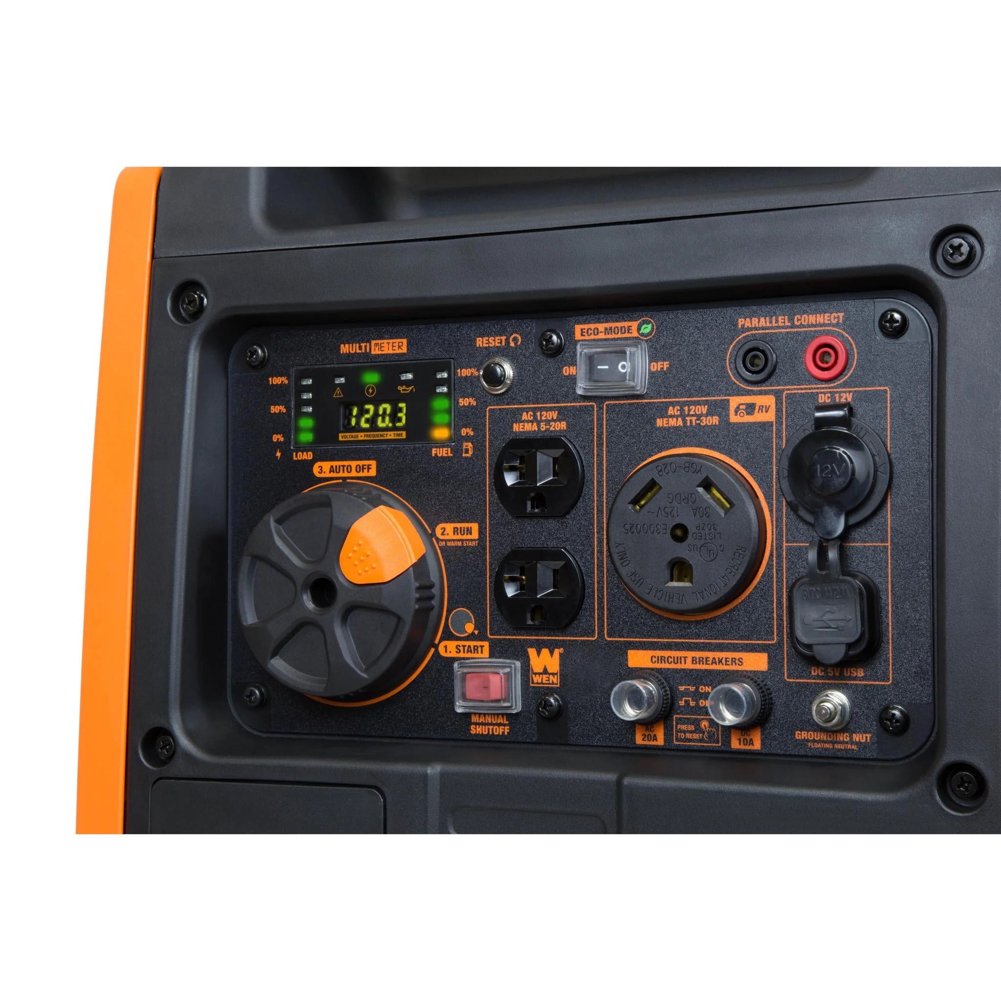 4500-Watt Portable Inverter Generator with Electric Start Q2430
