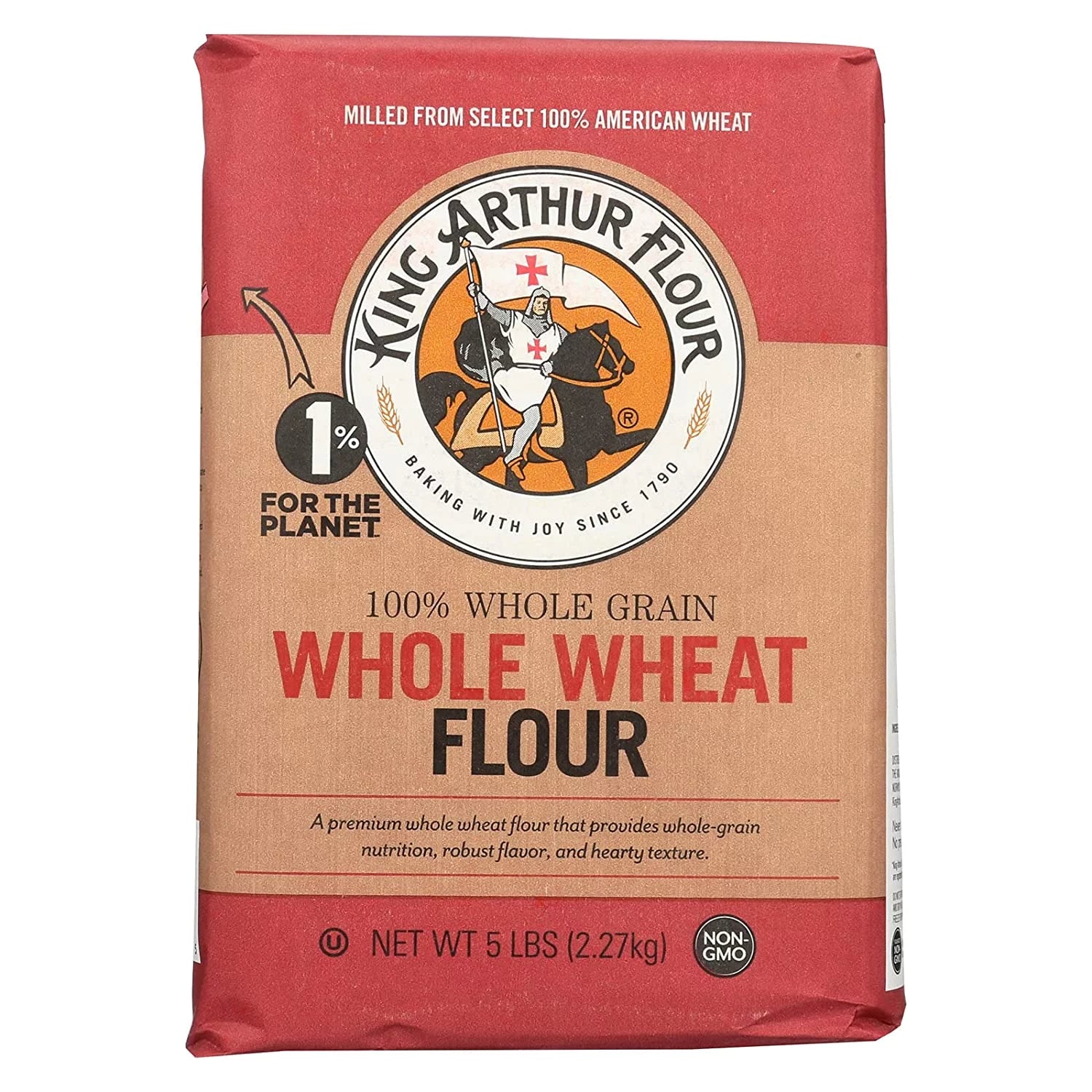 Traditional Whole Wheat Flour 5 lbs Pack of 2 K65242