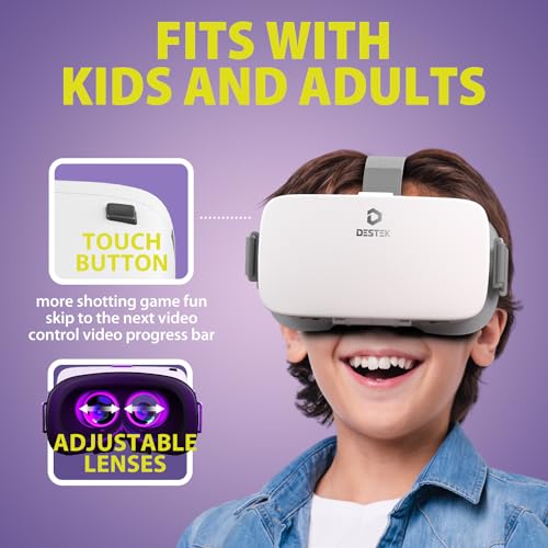 White VR Headset with Controller V995079