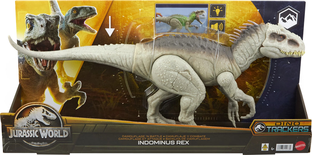 Camouflage Indominus Rex Dinosaur Action Figure with Lights, Sound & Motion P1292