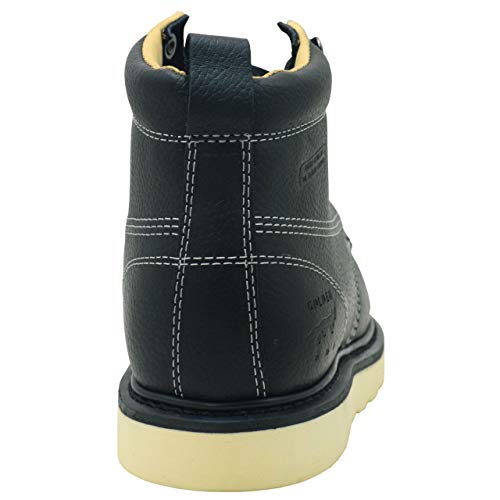Steel Toe Work Boots 6" Moc Toe Wedge R857