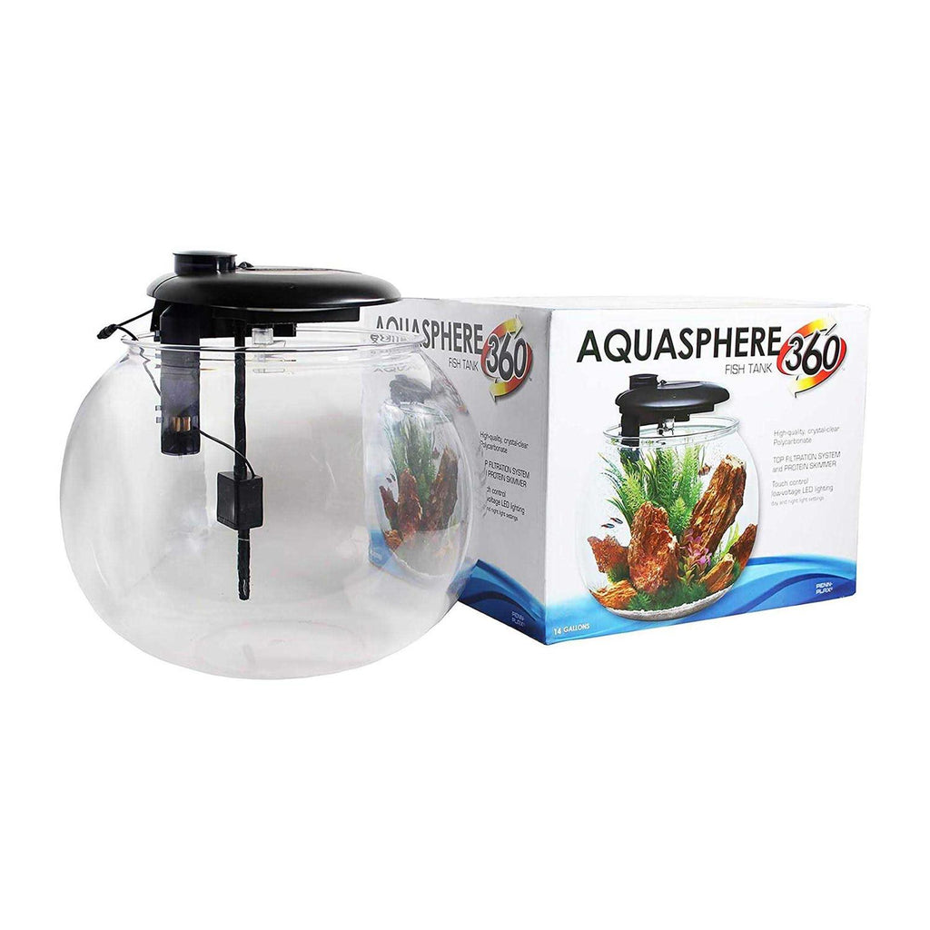 14 Gallon Polycarbonate Bowl-Shaped Aquarium V933