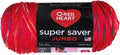 Red Heart Super Saver Jumbo Speckle Cherry Red Yarn - 1 Pack of 283g/10oz - Acrylic - 4 Medium (Worsted) - 482 Yards U459