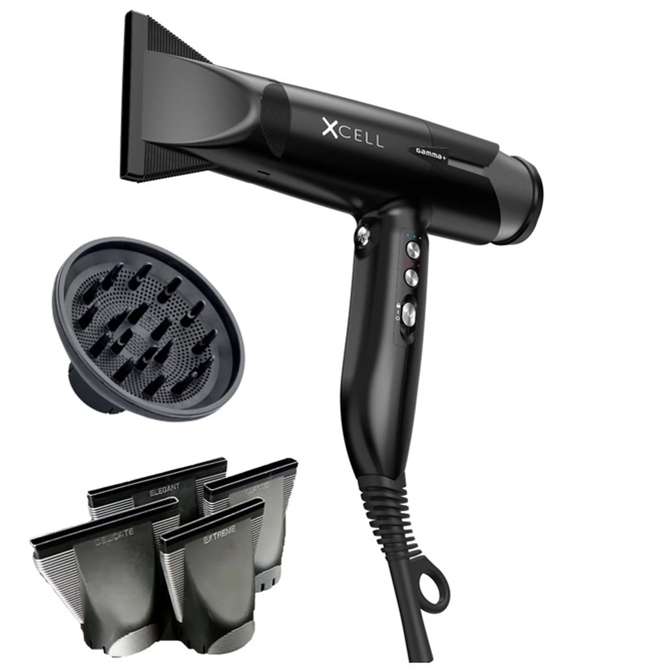 Matte Black Professional Hair Dryer Q9738