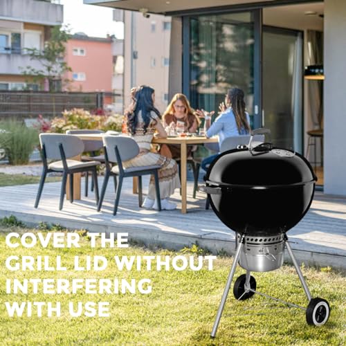 Silver Kettle Grill Rotisserie Ring Kit with Motor, Forks, Spit Rod S37503