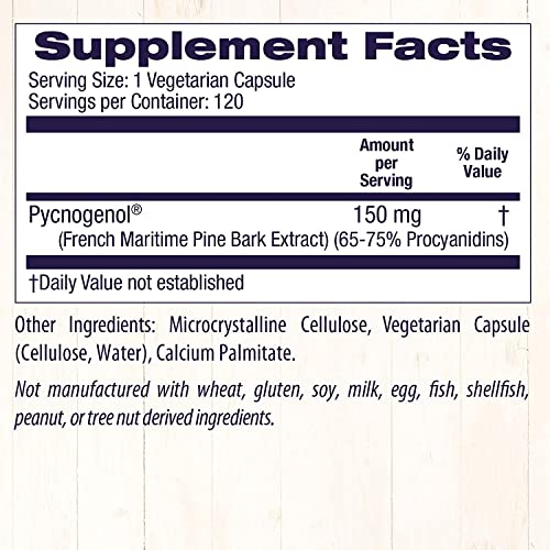 150 mg French Maritime Pine Bark Extract Veggie Caps I2456