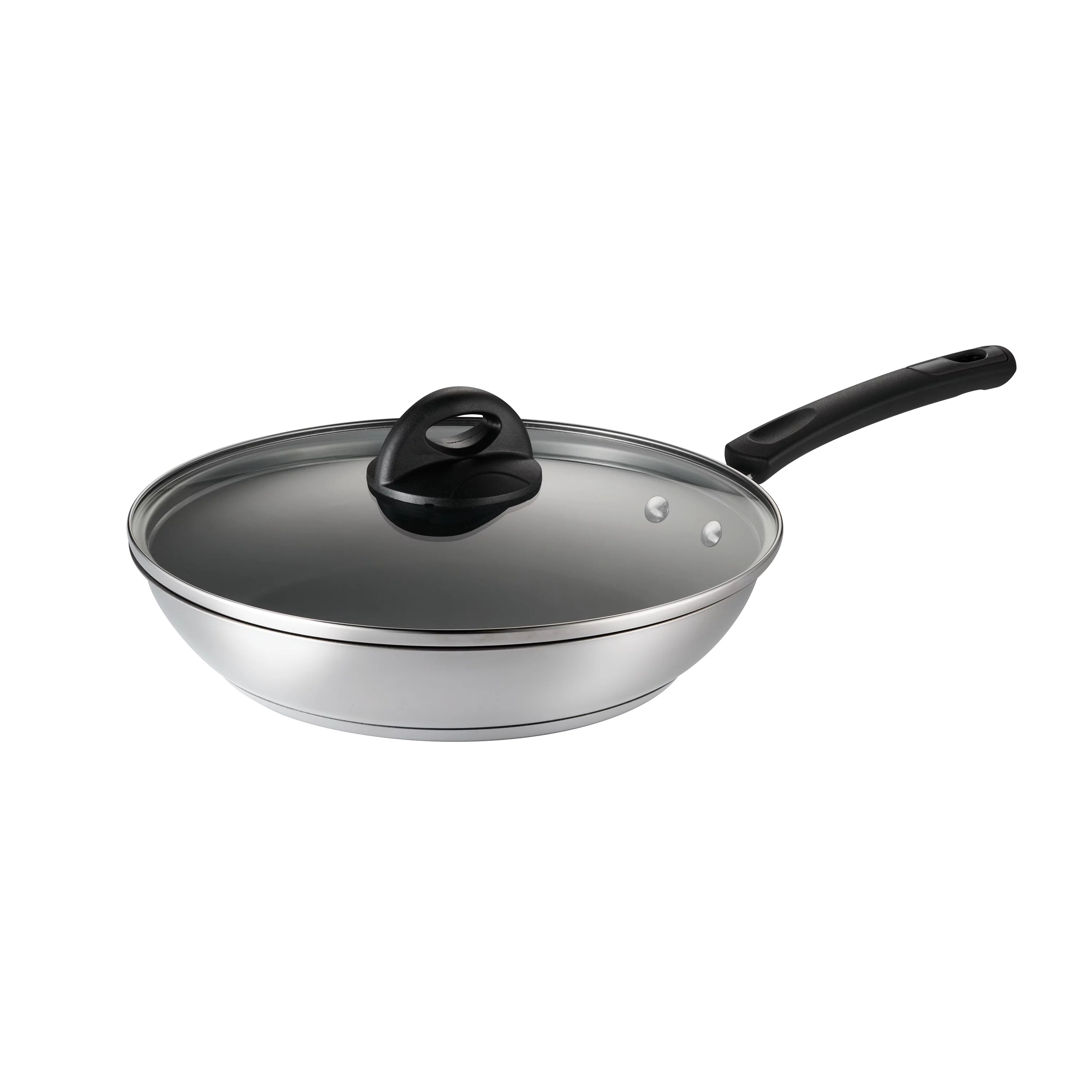 14 Pc Stainless Steel Tri-Ply Base Cookware Set W728394
