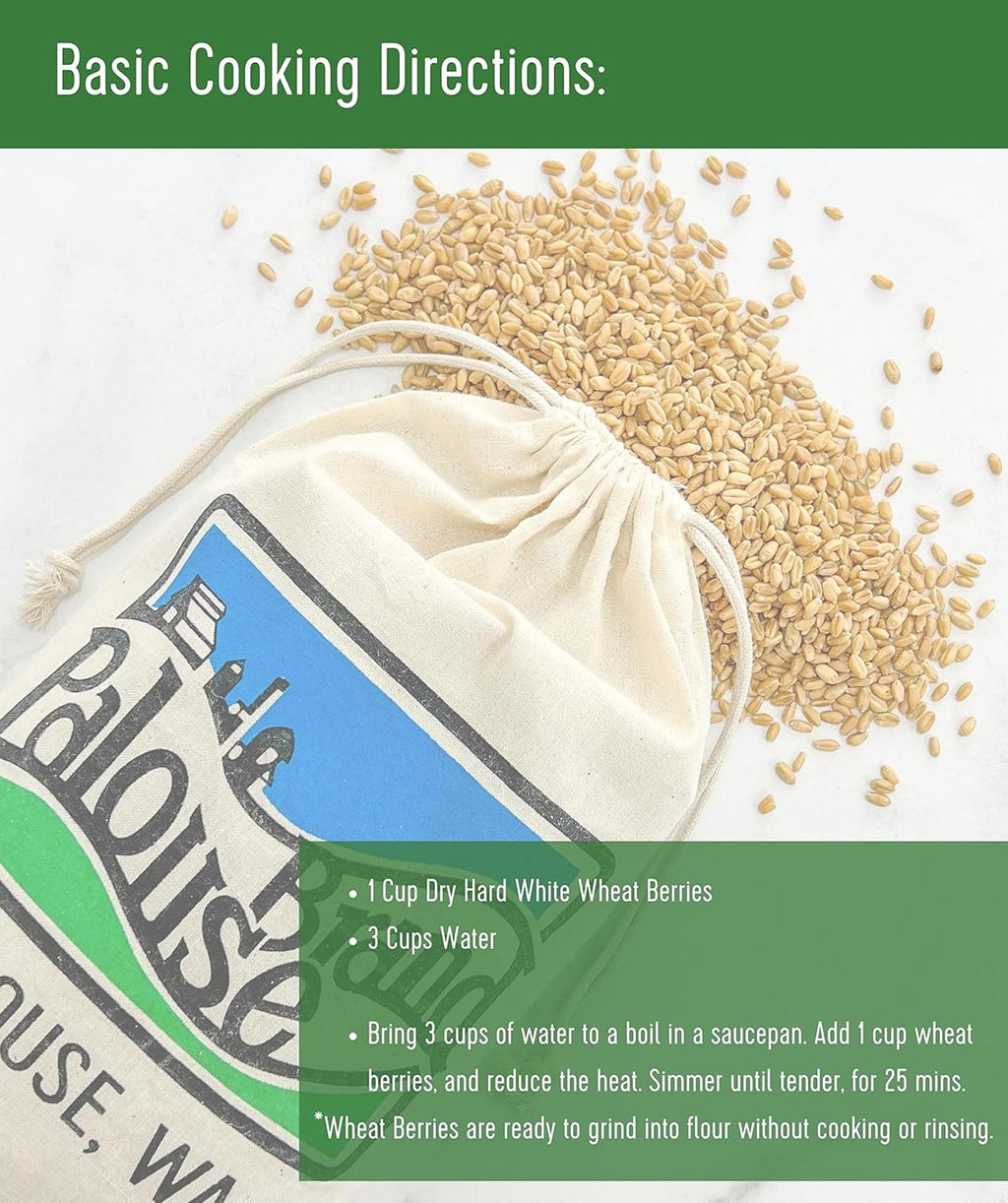 25 LBS Hard White Wheat Berries K552612