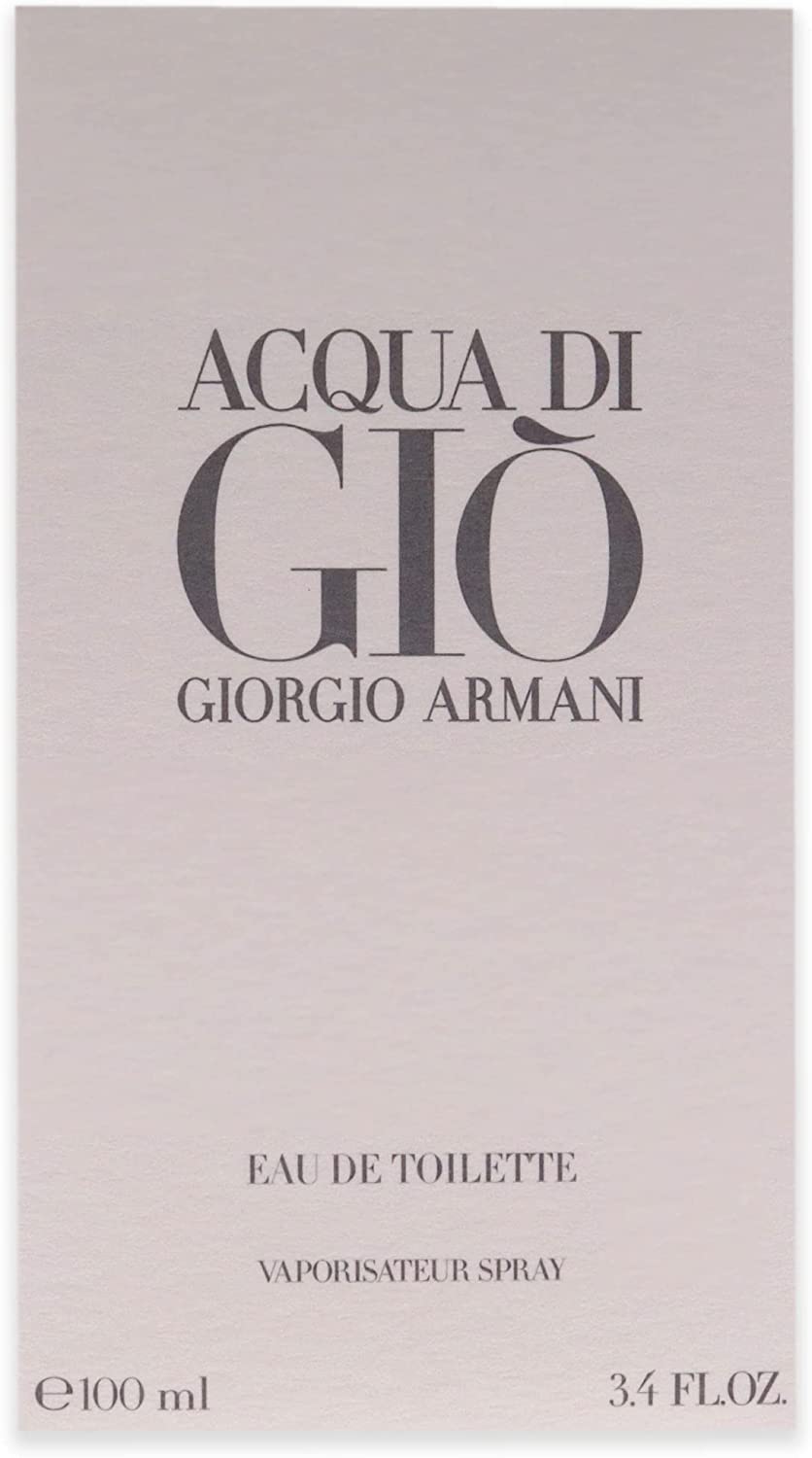 Acqua Di Gio Eau De Toilette Spray 3.4 Ounce U298981