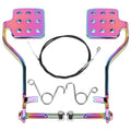 Black Go Kart Brake Pedal with 71” Throttle Cable Kit K54175