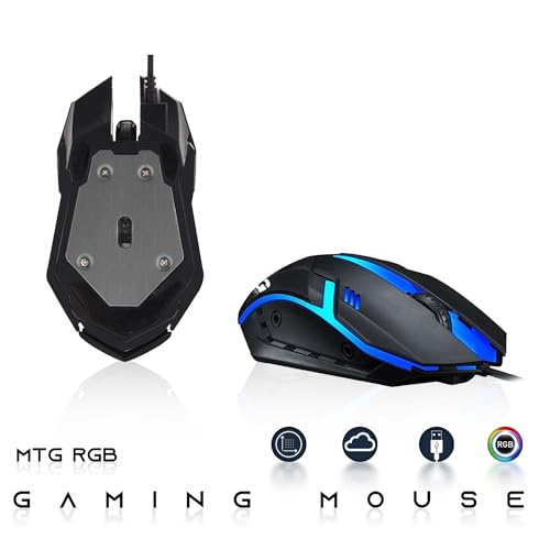 Intel Core i7 16GB RAM 512GB SSD 24-inch Monitor AMD RX 550 RGB Speaker RGB Keyboard Mouse WiFi Win 10 Pro Desktop PC Gaming Bundle J538