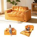Dark Grey Convertible Sofa Bed R8815