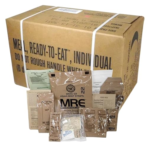 12 Pack MRE with Flameless Heaters and Freeze Dried Meals J99829