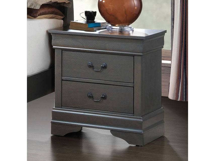 Gray Night Stand D887780