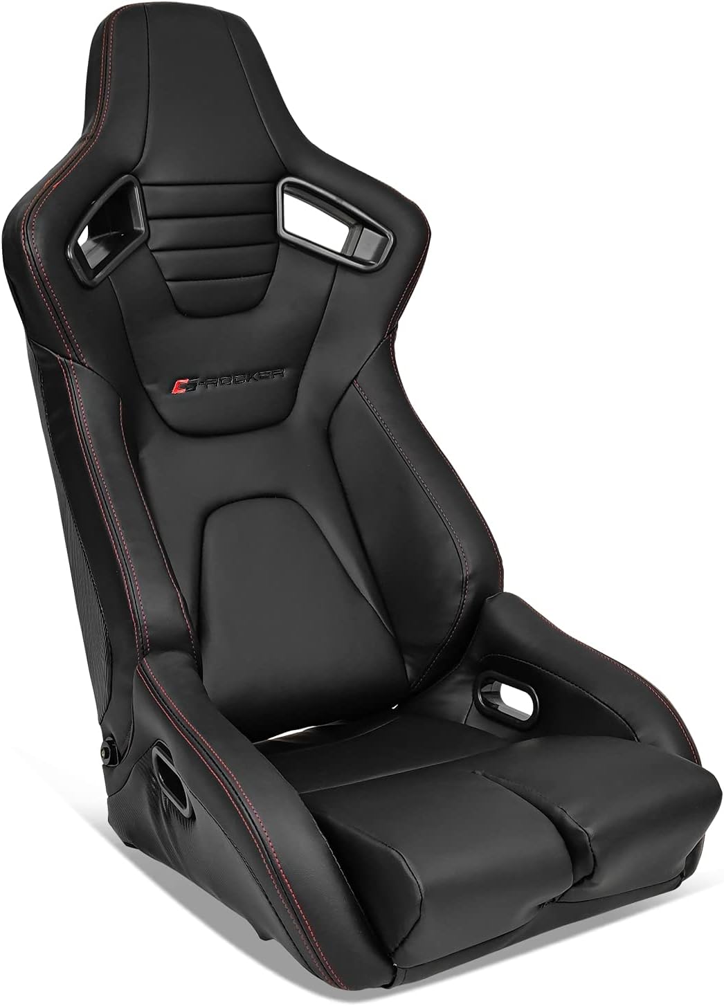 Blue PU Leather Reclinable Bucket Racing Seat B926