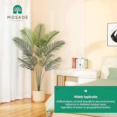 6 Feet Artificial Areca Palm Tree with Seagrass Basket H629506