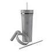 32oz Insulated Straw Tumbler with Handles, 2-pack (Teal & Grey) T40385